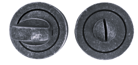 SEGURO BAÑO 50mm. ACERO ANTIGUO