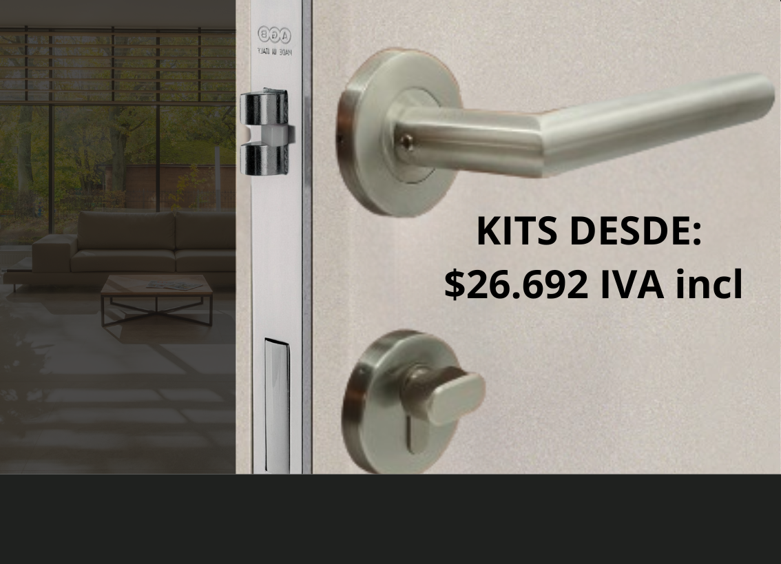 KITS 809 CERRADURA Y CILINDRO AGB (ITALIA)