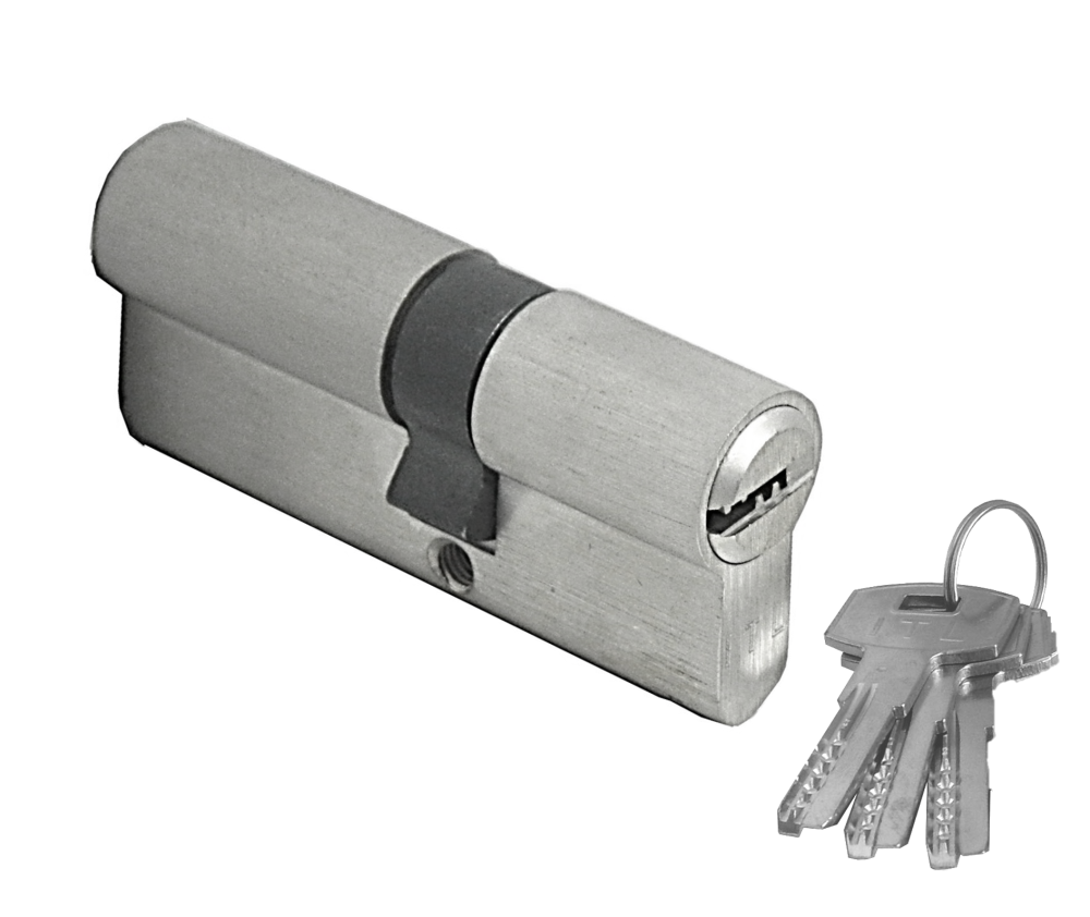 CILINDRO MULTIPUNTO H SEGURIDAD MEDIA (ASIA) 70mm NIQUELADO