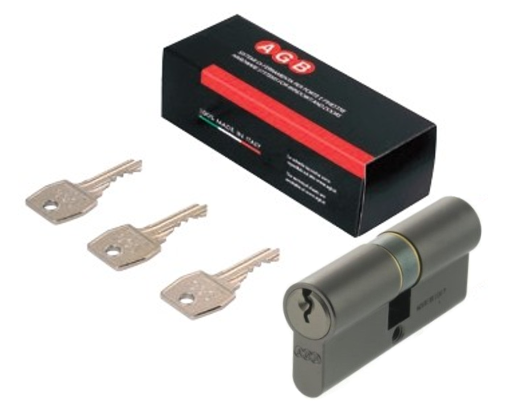 CILINDRO SERIE 600 SEGURIDAD ALTA (ITALIA) 70MM GRAFITO